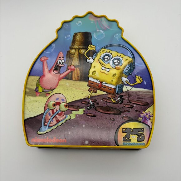 PEZ SpongeBob Squarepants 25th Anniversary Tin, Gift Set Exclusive, Patrick Gary - Picture 2 of 4